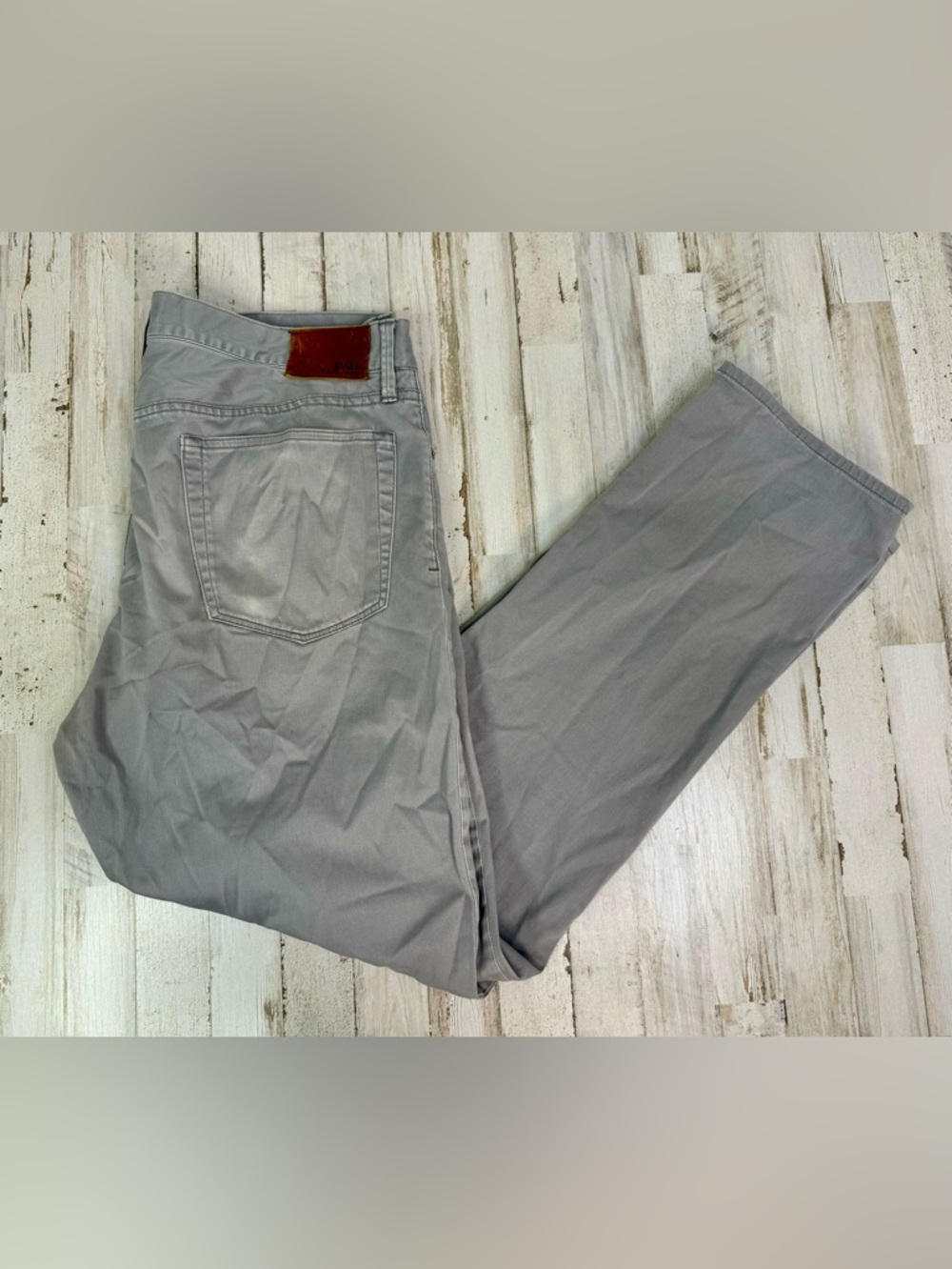 Polo Ralph Lauren Men’s Chino Stretch Straight Fit Pants Gray 36x33